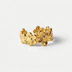 Women's Five-Petal Flower Open Ring