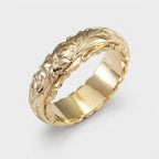 Women's Floral Engraved Ring