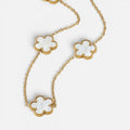 Women's Flower Station Necklace