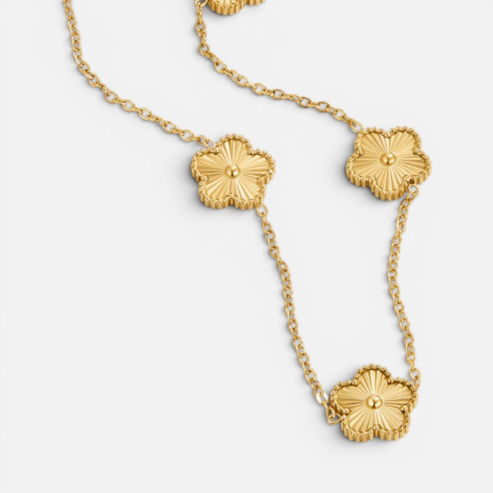 Women's Flower Station Necklace