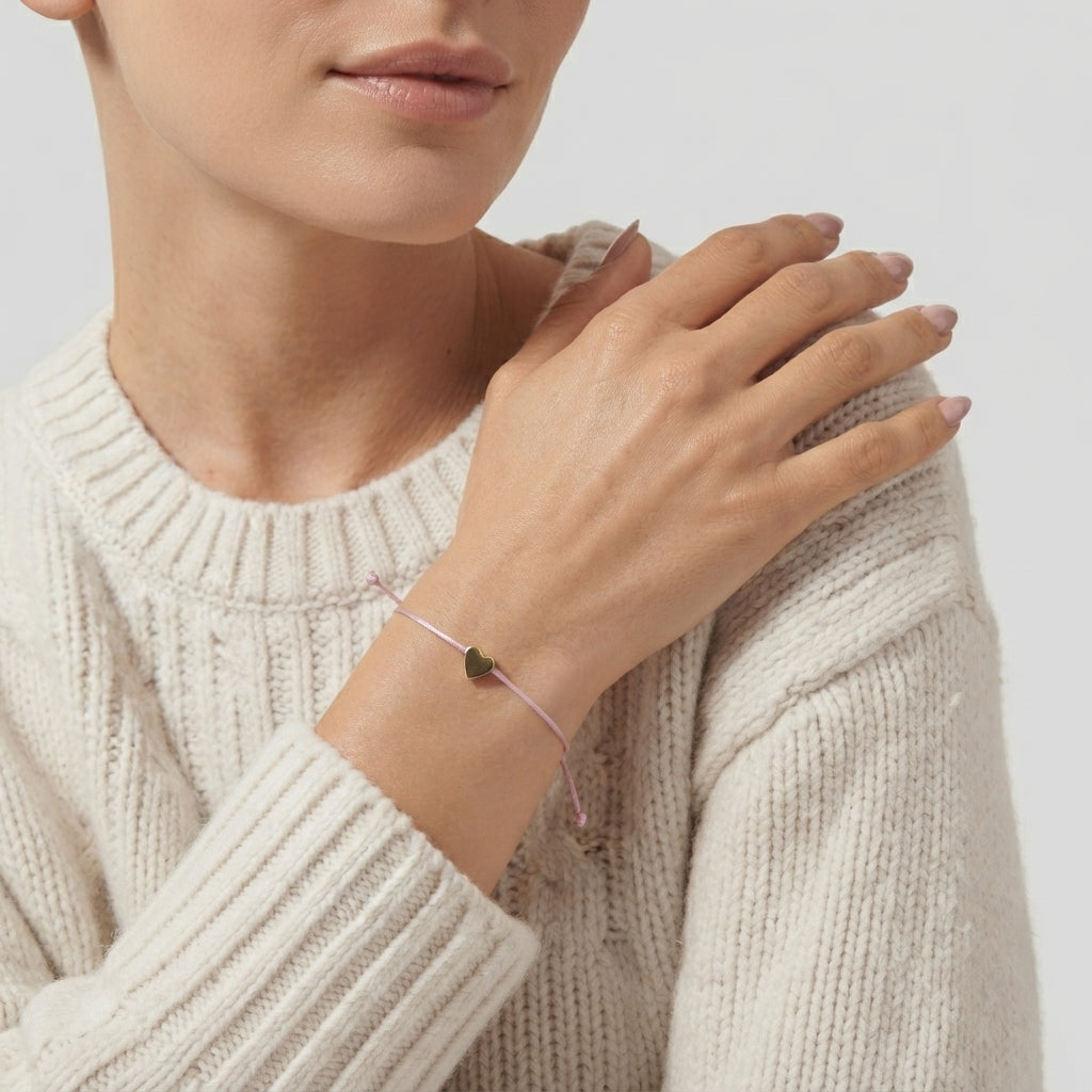 Women's Heart Charm Bracelet