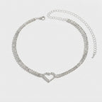 Women's Heart Crystal Choker
