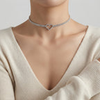 Women's Heart Crystal Choker