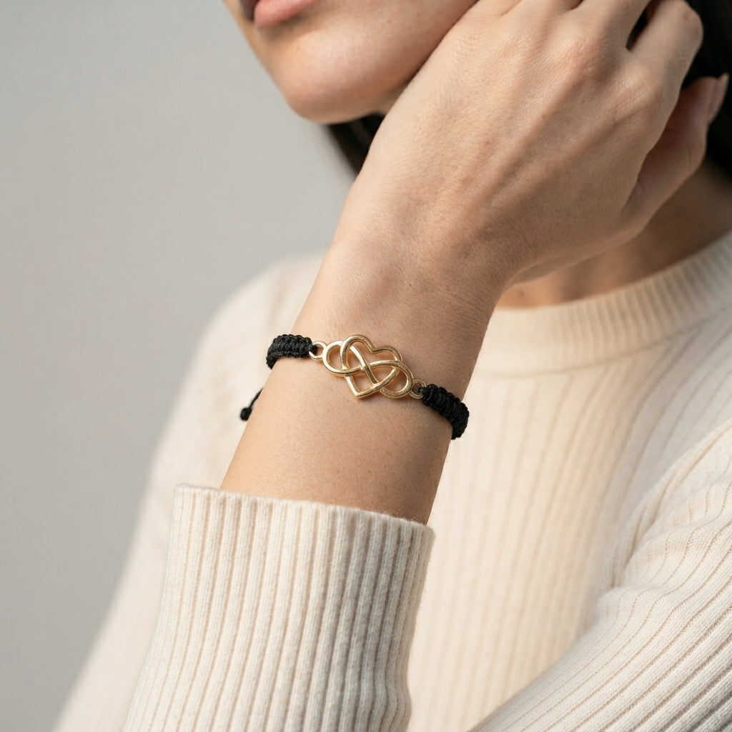 Women's Heart Knot Bracelet
