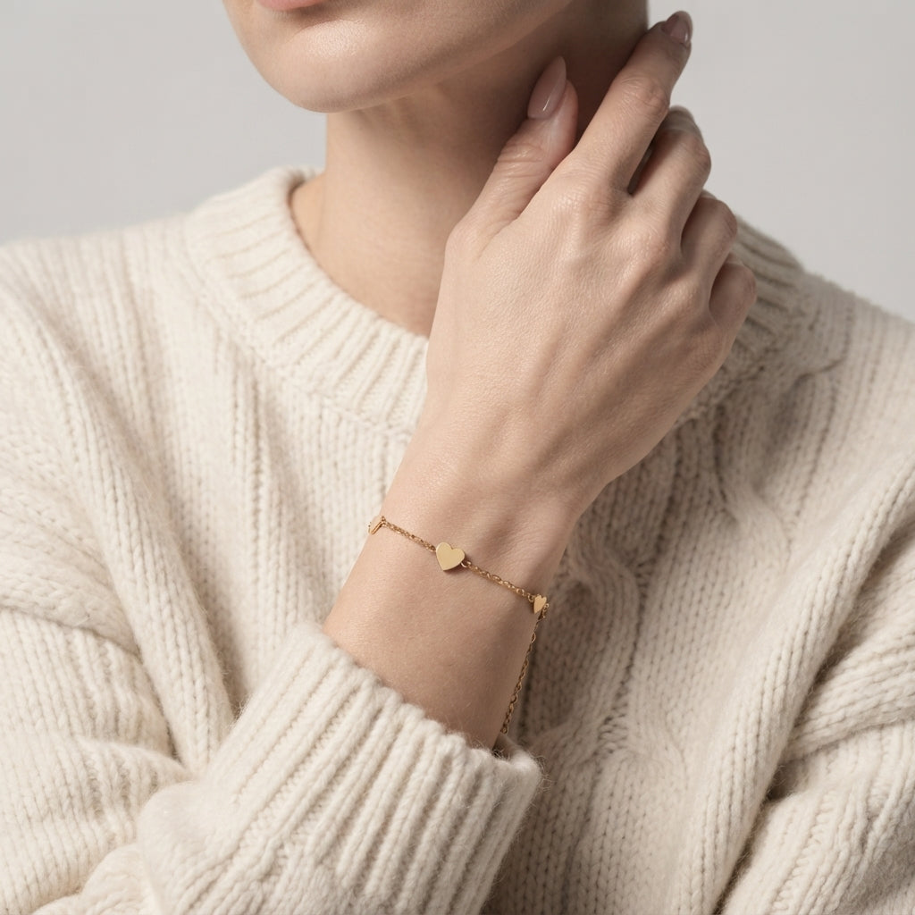 Women's Heart Station Bracelet