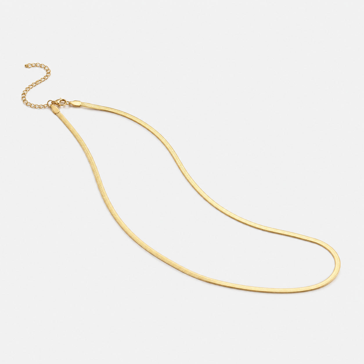 Women's Herringbone Chain Necklace