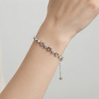 Women's Hollow Heart Crystal Bracelet