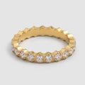 Women's Honeycomb Crystal Eternity Ring