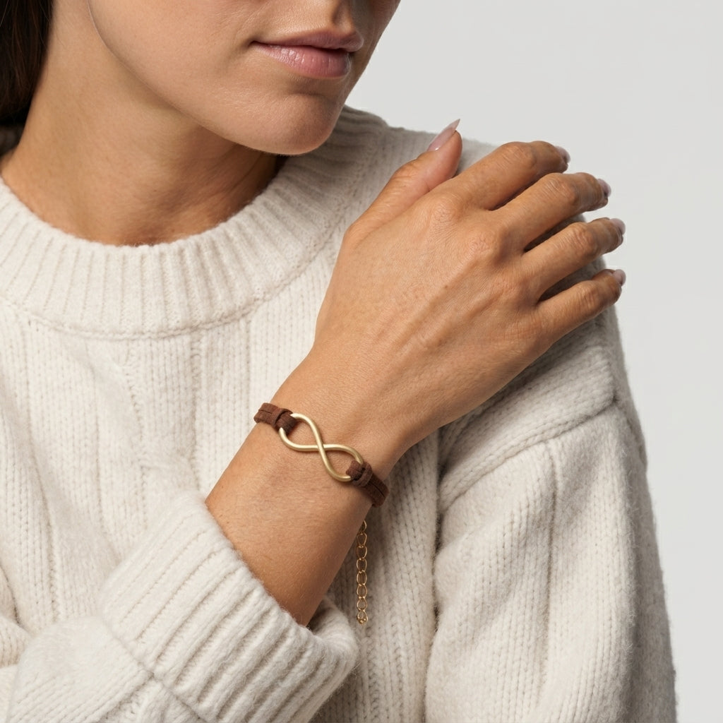 Women's Infinity Cord Bracelet