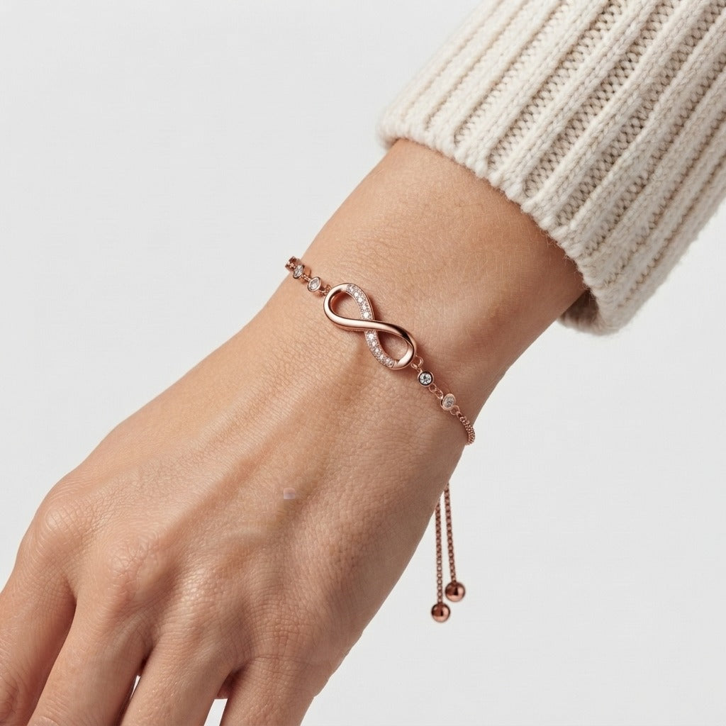 Women's Infinity Crystal Bracelet