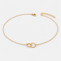 Women's Interlocked Twisted Ring Necklace