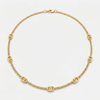 Women's Interlocking Circle Station Chain Necklace