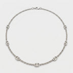 Women's Interlocking Circle Station Chain Necklace