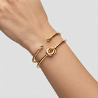 Women's Knot and Twist Bracelet Set