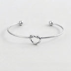 Women's Knot Open Cuff Bangle