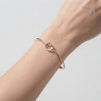Women's Knot Open Cuff Bangle