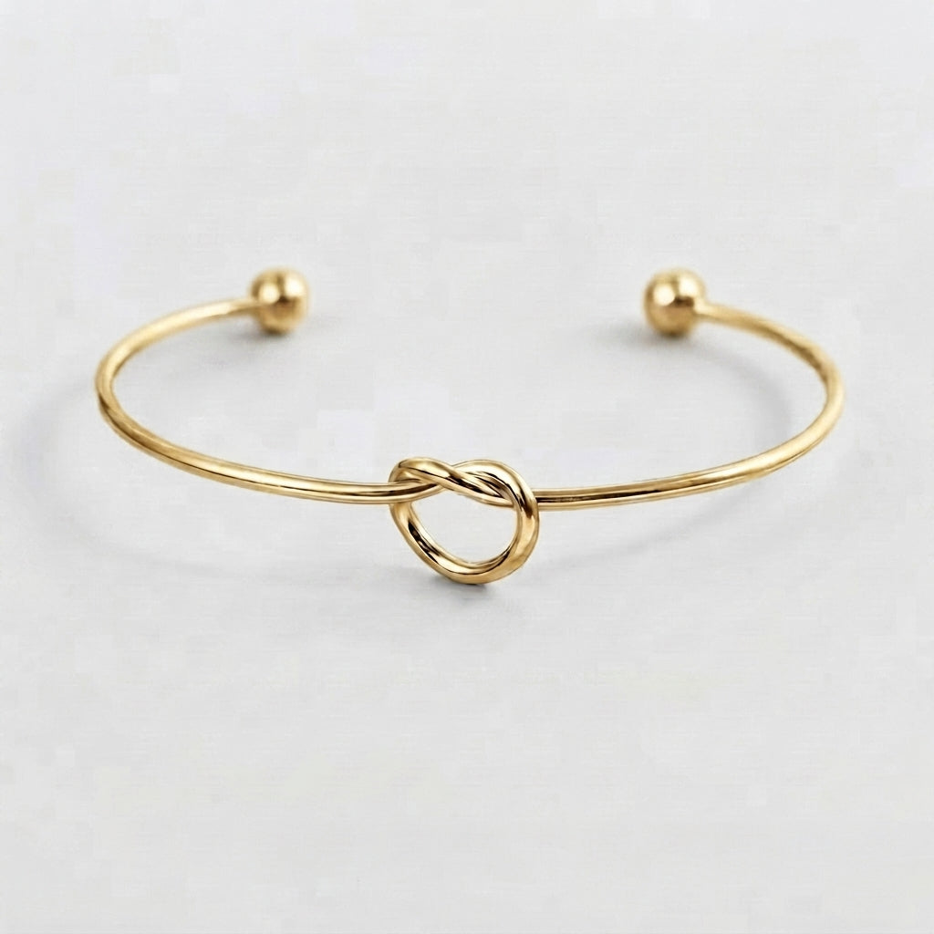 Women's Knot Open Cuff Bangle