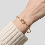 Women's Knot Open Cuff Bangle