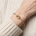 Women's Knot Open Cuff Bangle