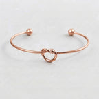 Women's Knot Open Cuff Bangle