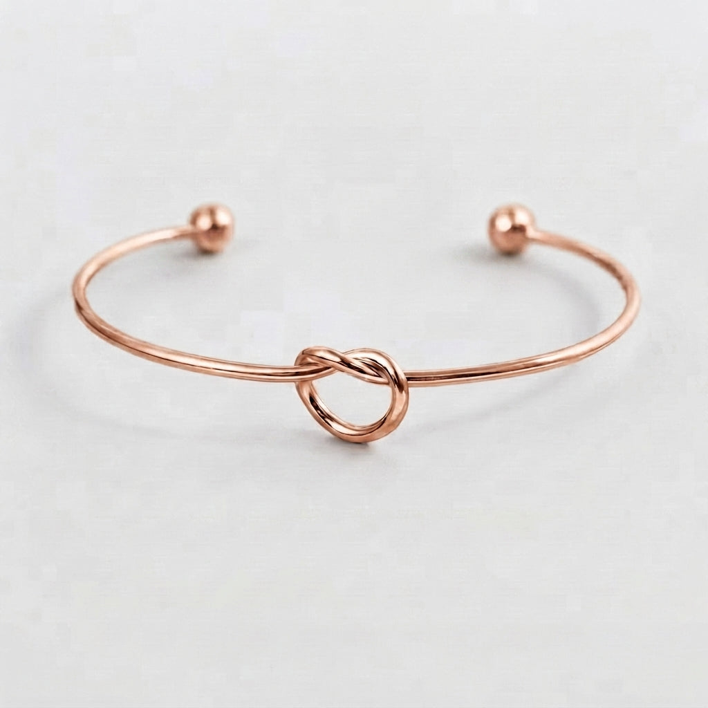 Women's Knot Open Cuff Bangle