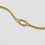 Women's Knot Snake Chain Choker