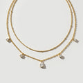 Women's Layered Crystal Necklace