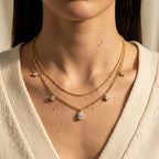 Women's Layered Crystal Necklace