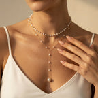 Women's Layered Faux Pearl Necklace