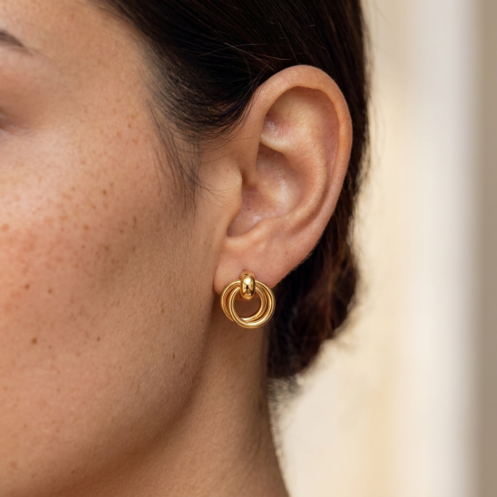 Women's Layered Hoop Earrings