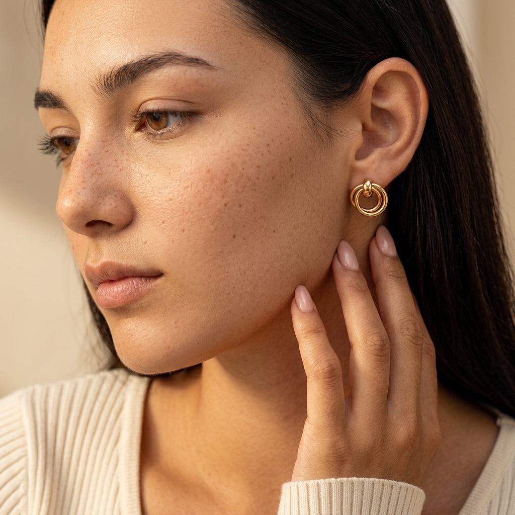 Women's Layered Hoop Earrings