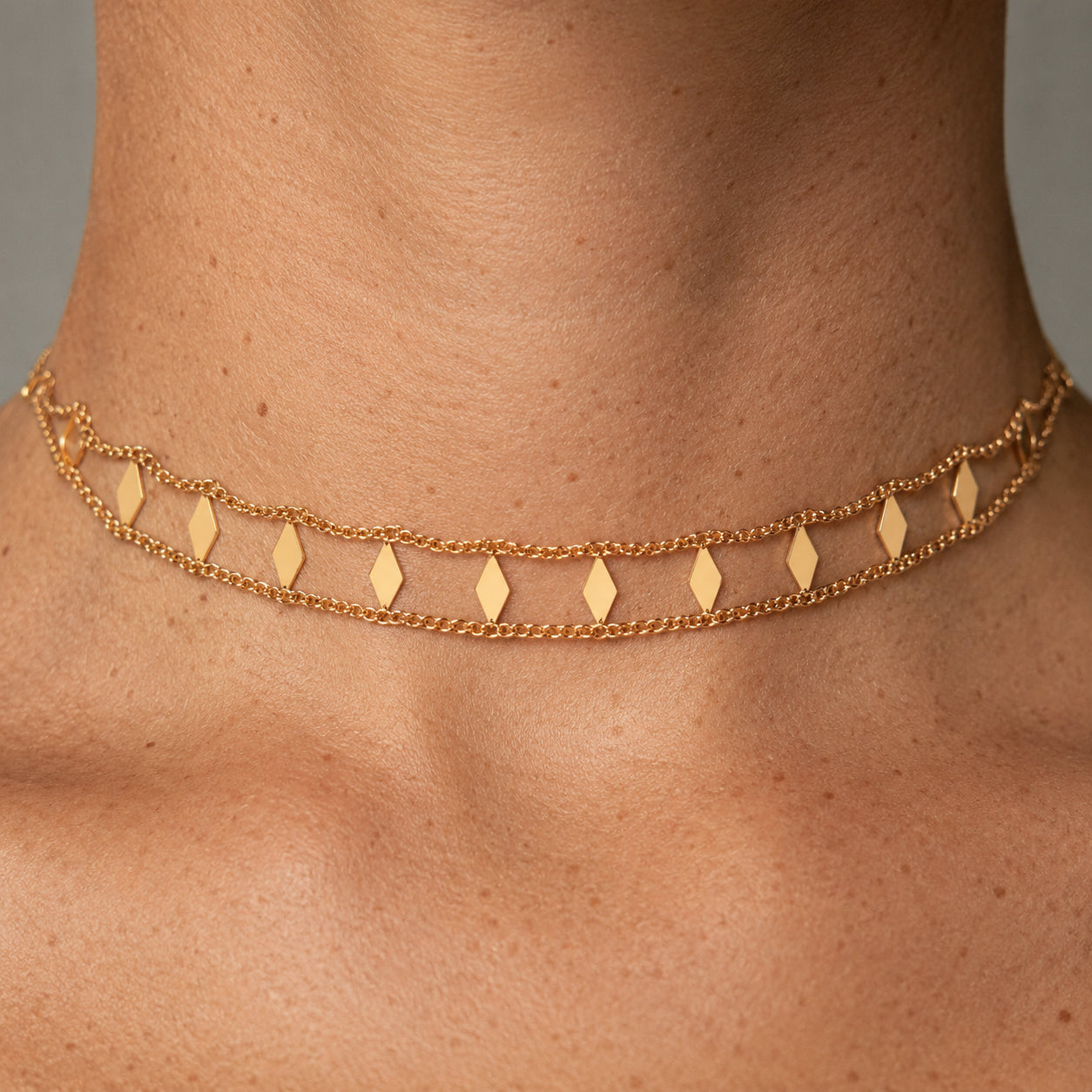 Women's Layered Station Choker
