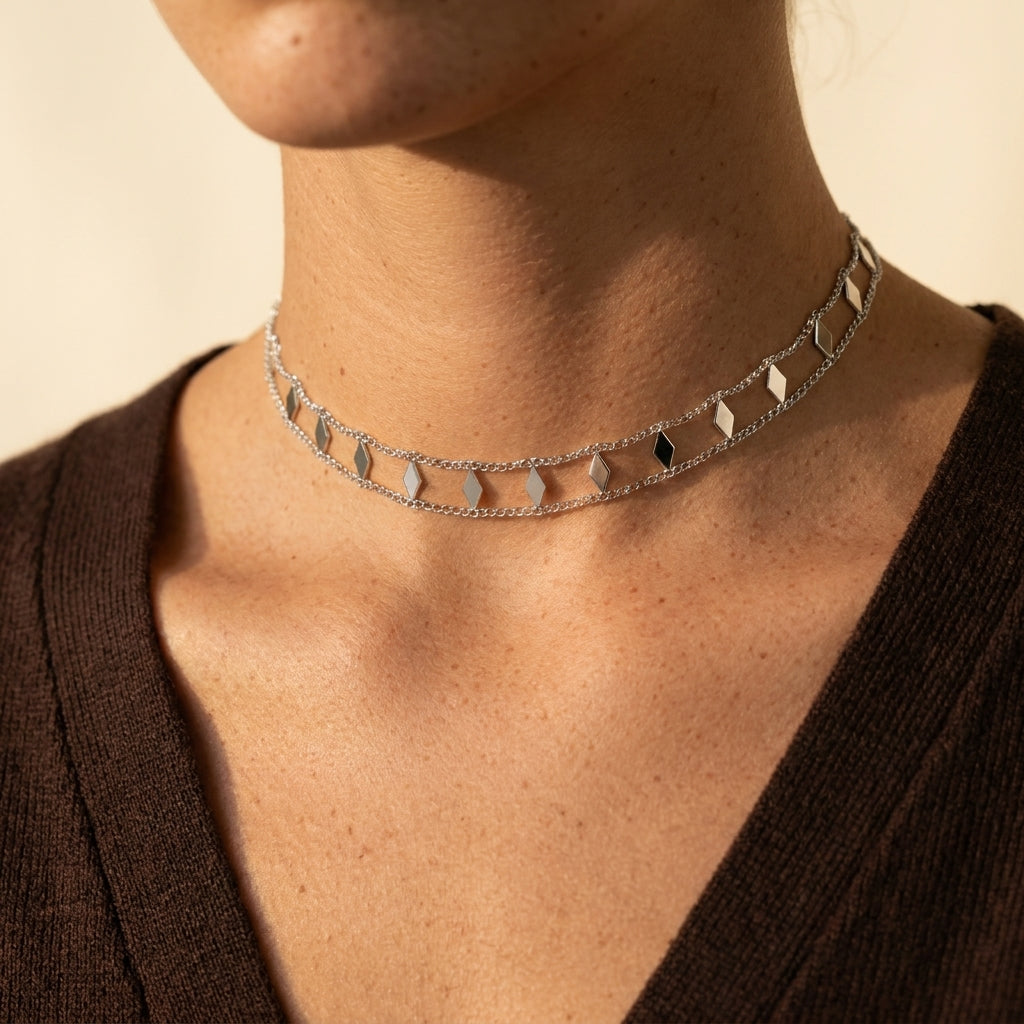 Women's Layered Station Choker