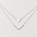Women's Layered Triangle Pendant Necklace