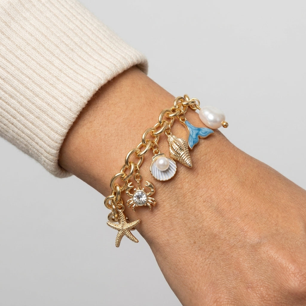 Women's Mermaid Charm Bracelet