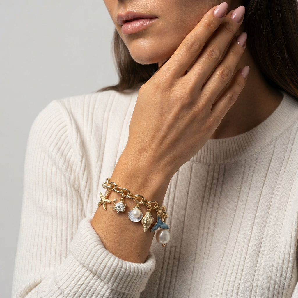 Women's Mermaid Charm Bracelet