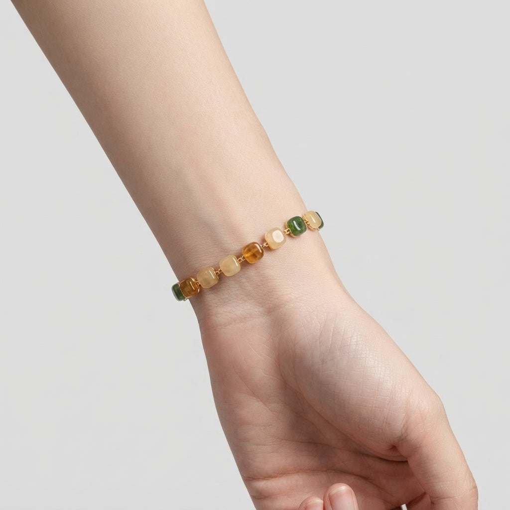 Women's Mixed Resin Station Bracelet