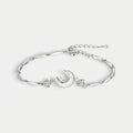 Women's Moon Crystal Charm Bracelet