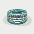 Women's Natural Stone Beaded Bracelet Set