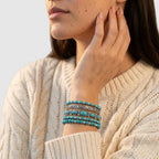 Women's Natural Stone Beaded Bracelet Set