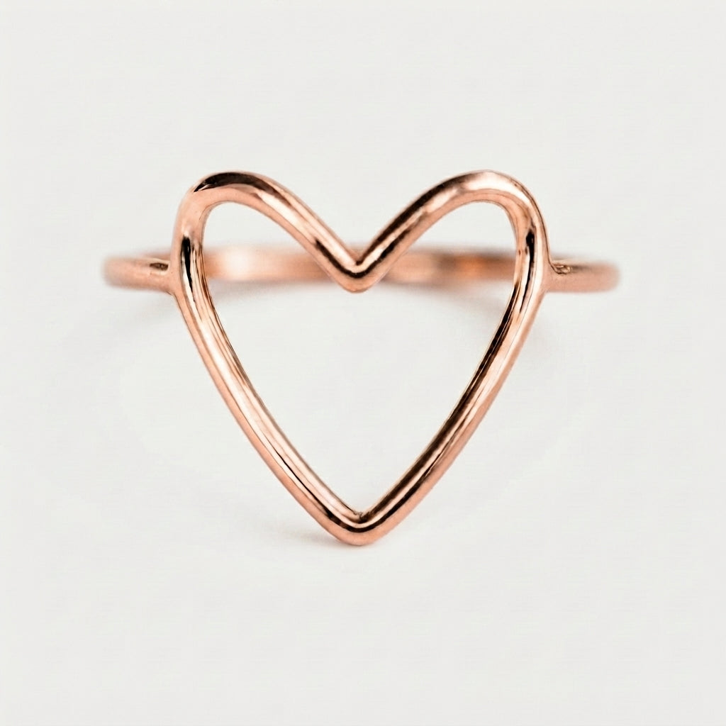 Women's Open Heart Ring