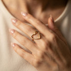 Women's Open Heart Ring