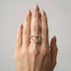 Women's Open Heart Ring