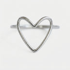 Women's Open Heart Ring