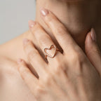 Women's Open Heart Ring