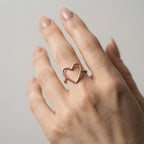 Women's Open Heart Ring
