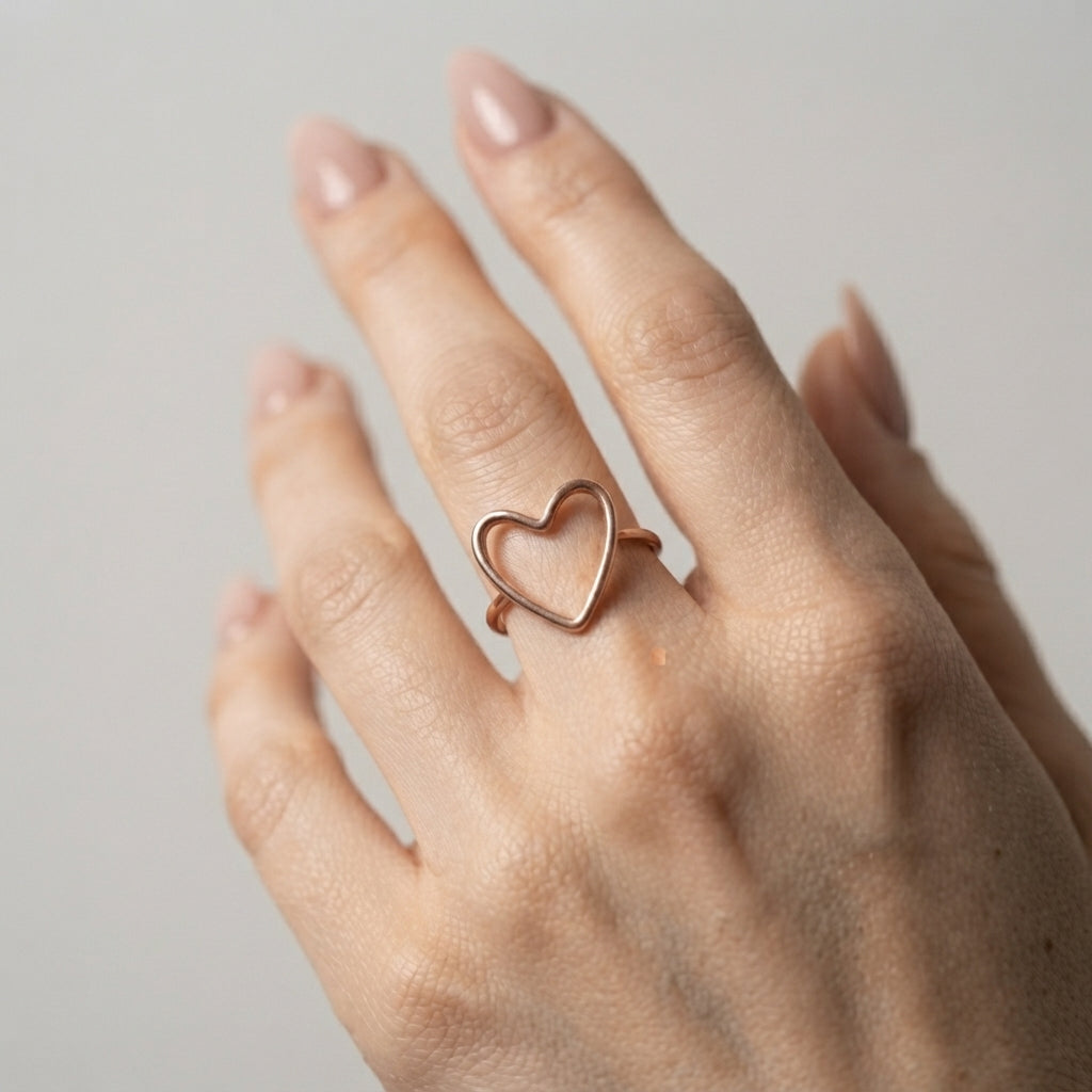 Women's Open Heart Ring