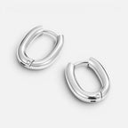 Women's Oval Hoop Earrings