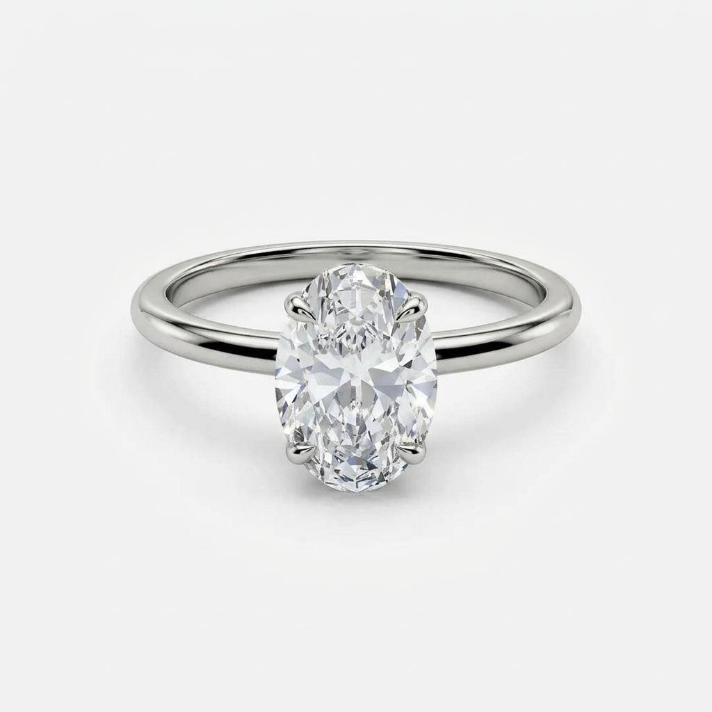 Women's Oval Solitaire Ring