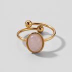 Women's Oval Stone Ring